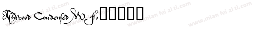 Ashwood Condensed WF字体转换